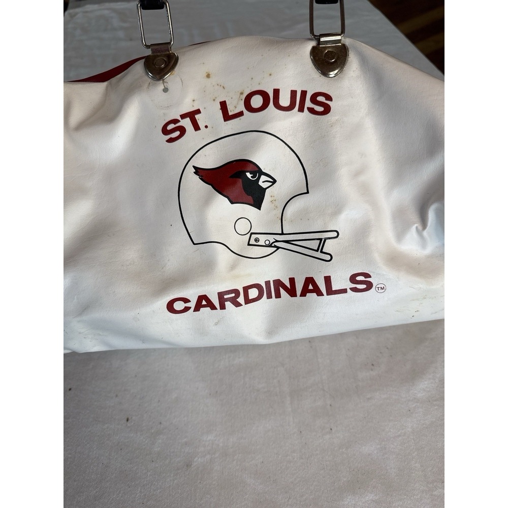 St. Louis Cardinals vintage  1960's 70's  NFL duffle travel gym bag. Rare !!!!!